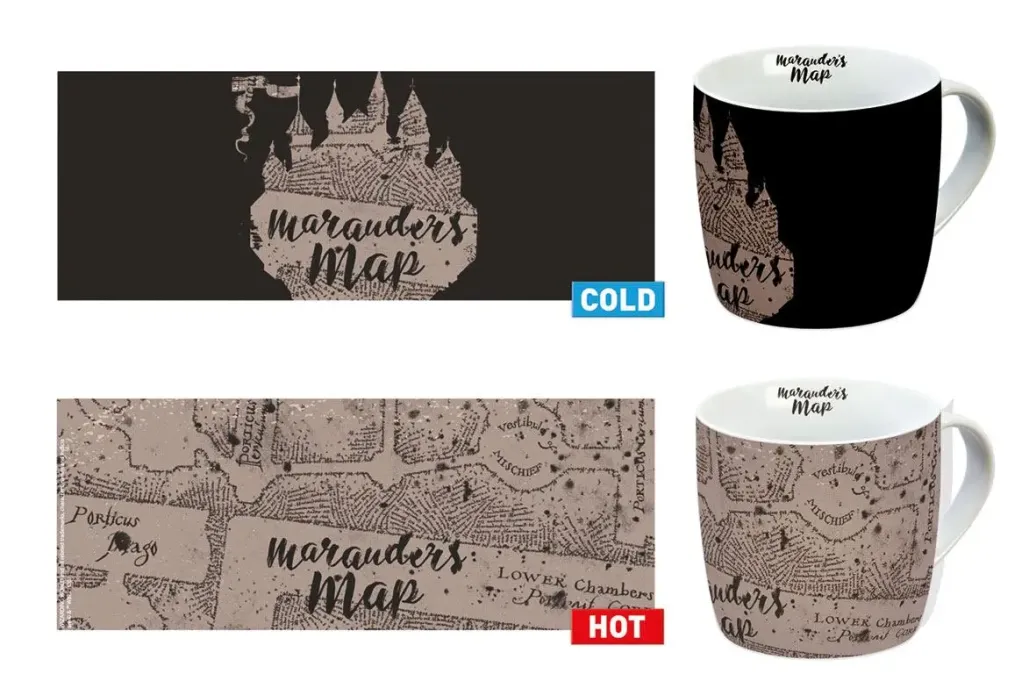 Harry Potter Tasse mit Thermoeffekt Karte des Rumtreibers