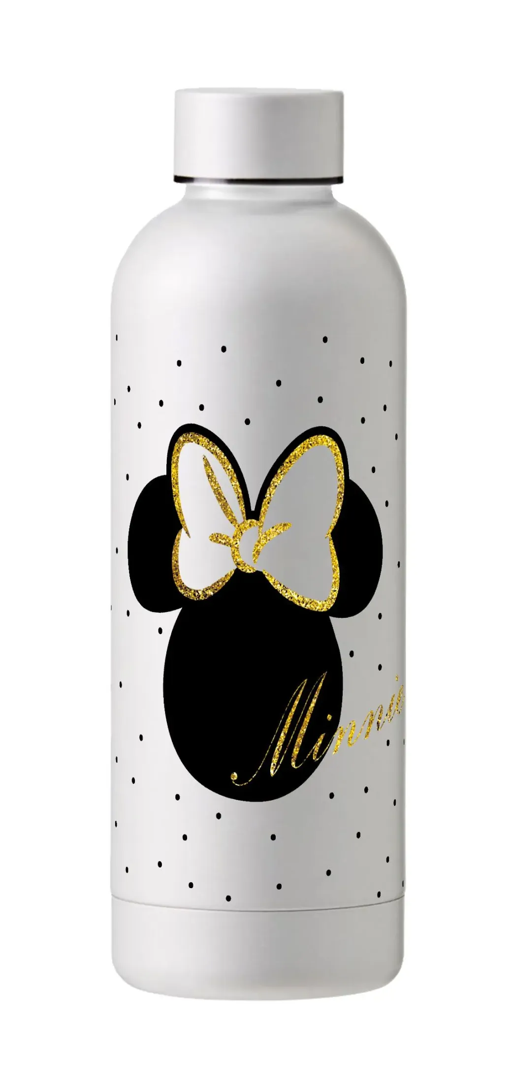 Disney Edelstahl-Trinkflasche Minnie Glitter