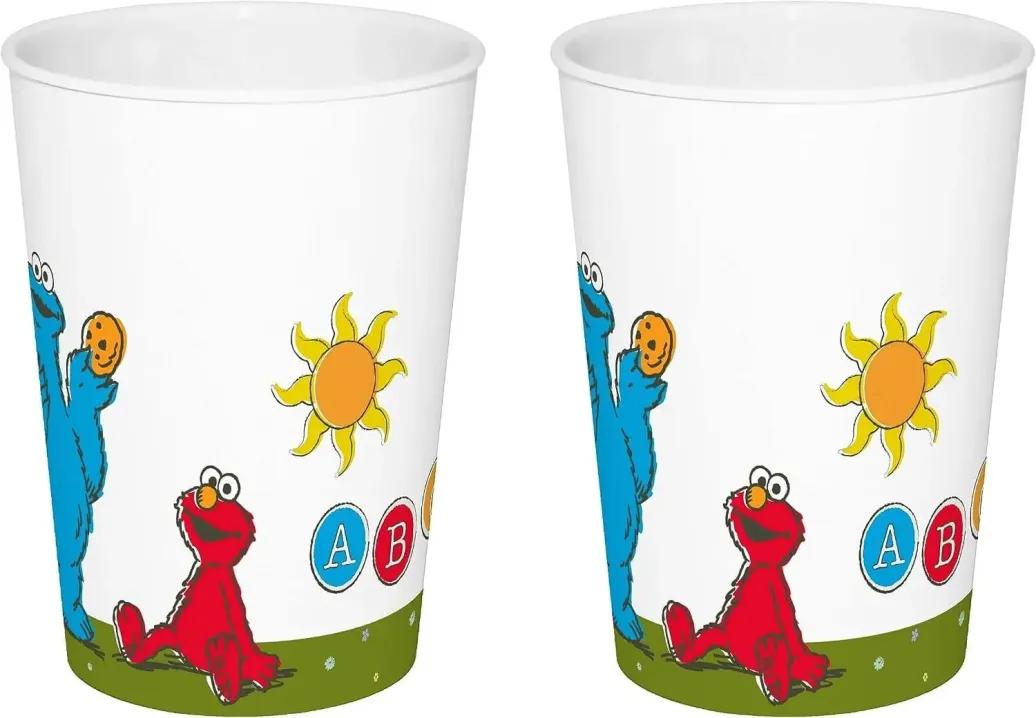 Sesamstraße Trinkbecher Vintage Kids 2er-Pack 330ml