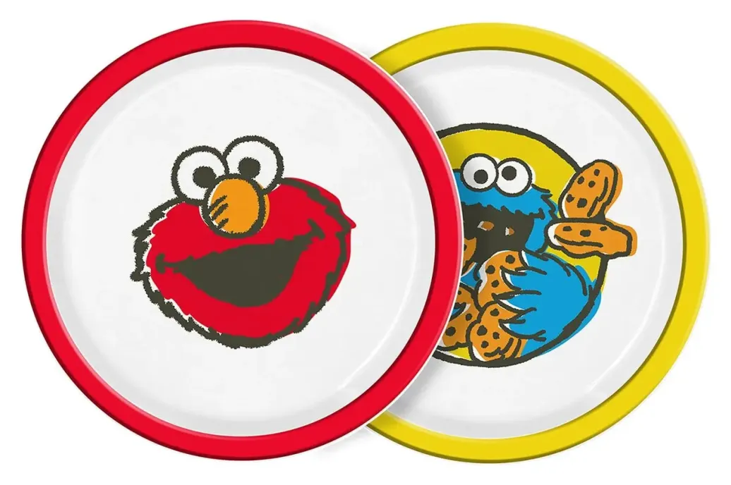 Sesamstraße Teller Vintage Kids 2er-Pack 22 cm