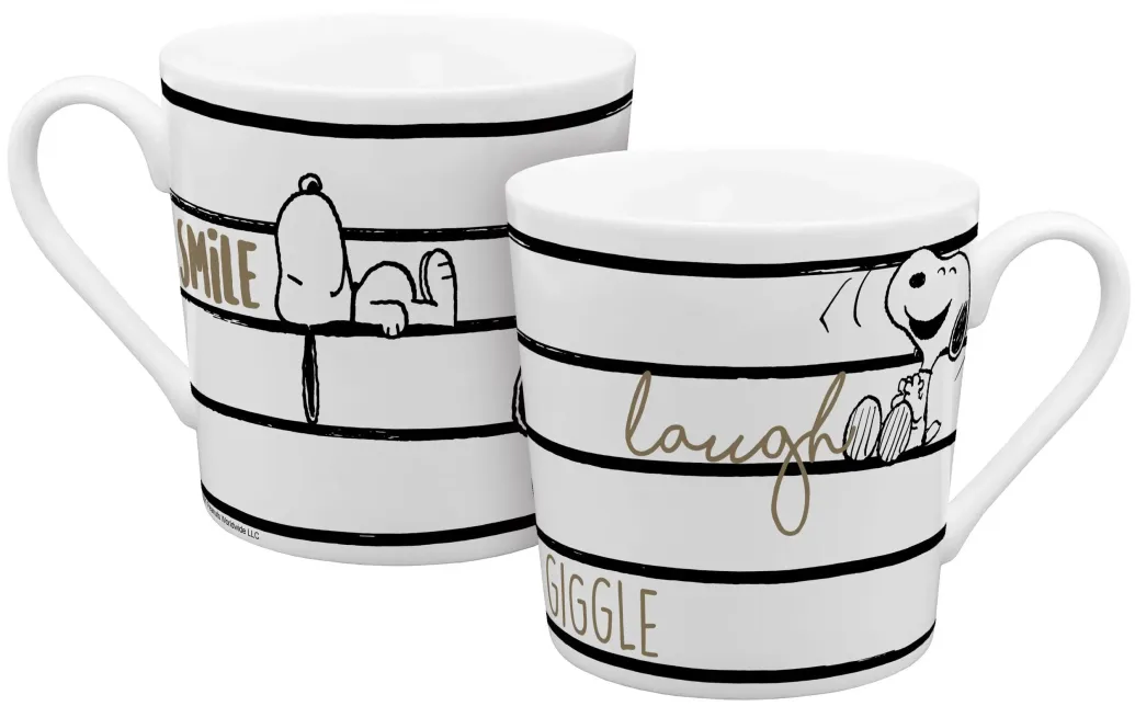 Peanuts Tasse Smile Giggle Laugh