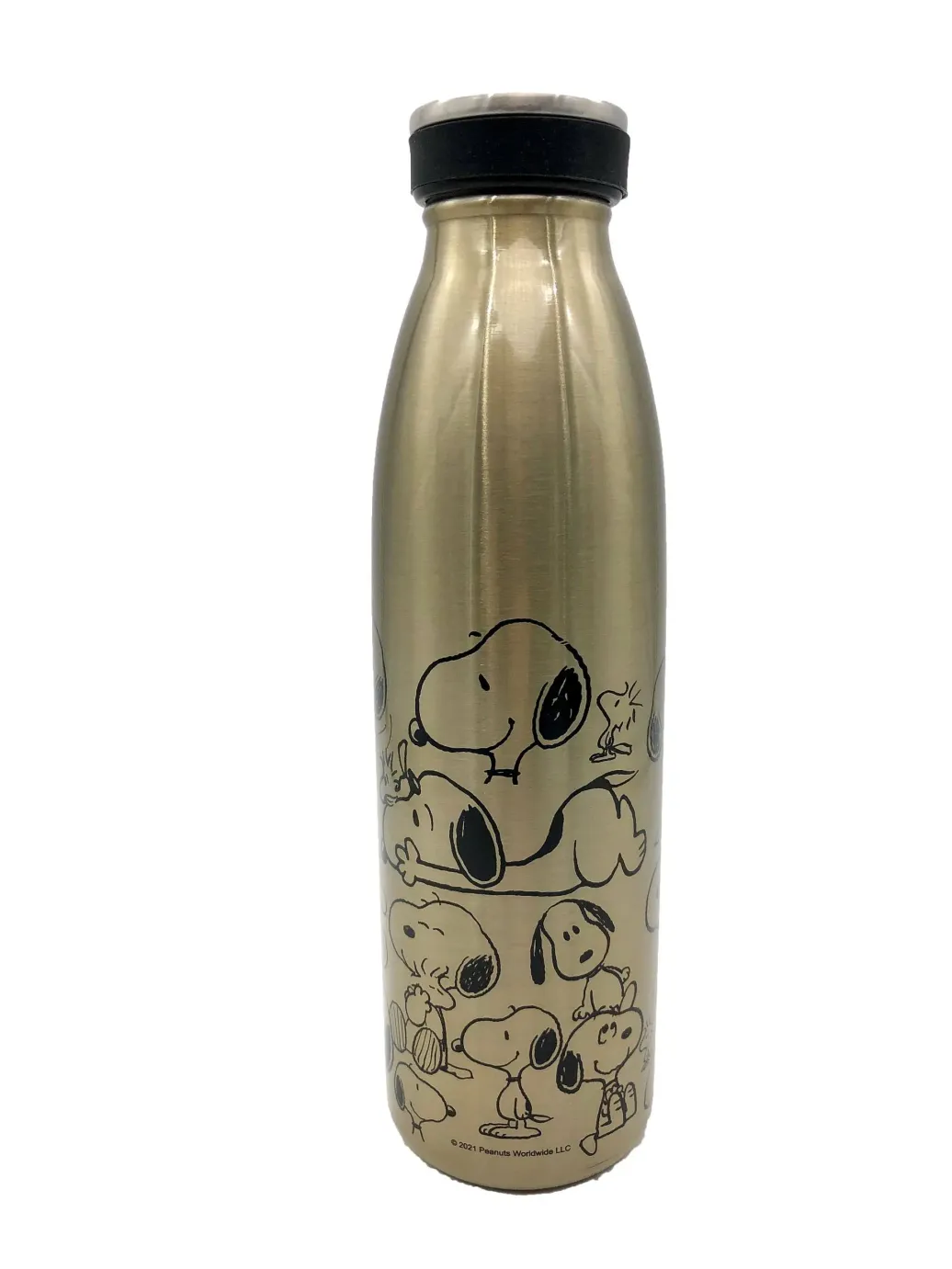 Peanuts Thermosflasche Gold Design