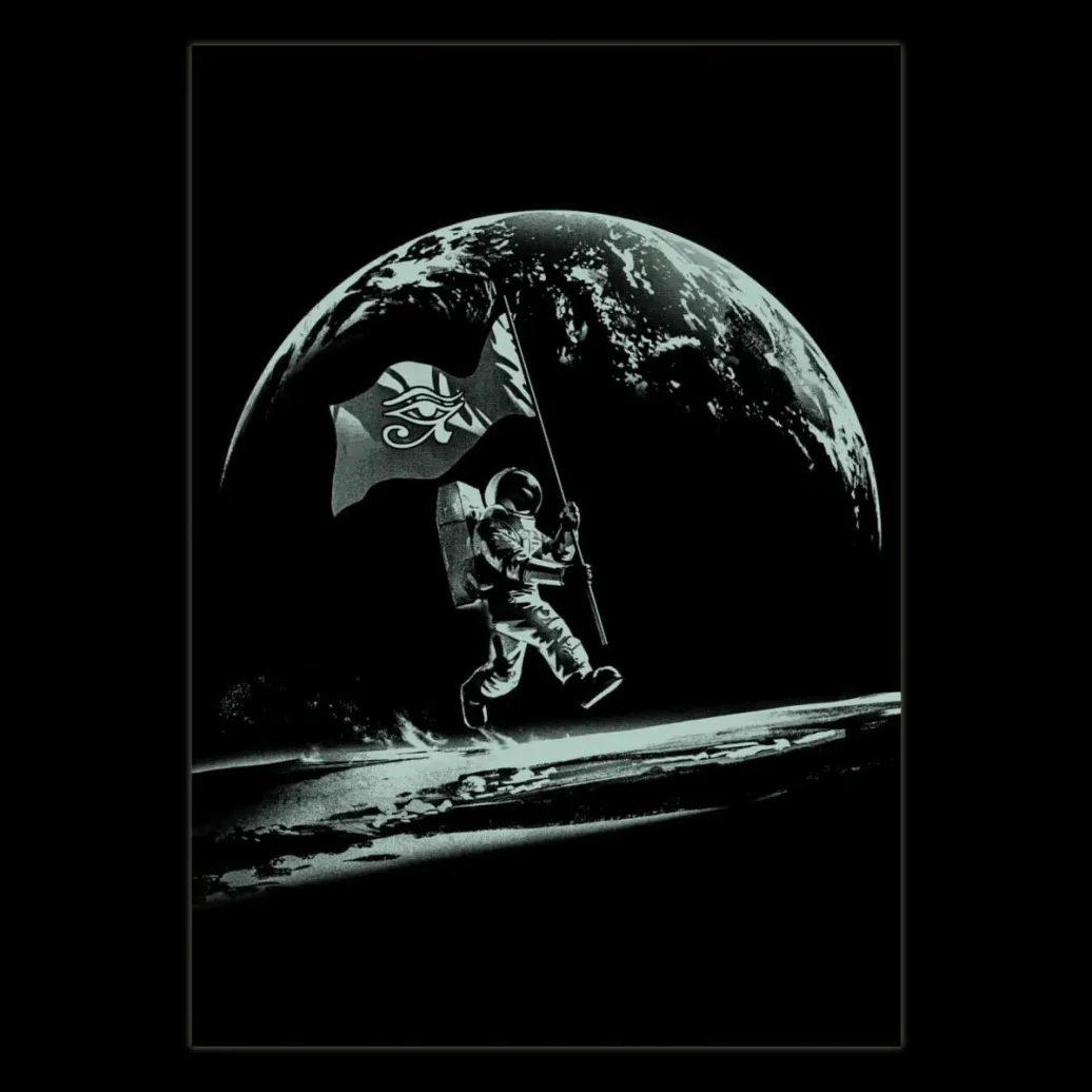 Humankind Poster Glow in the Dark Astronaut