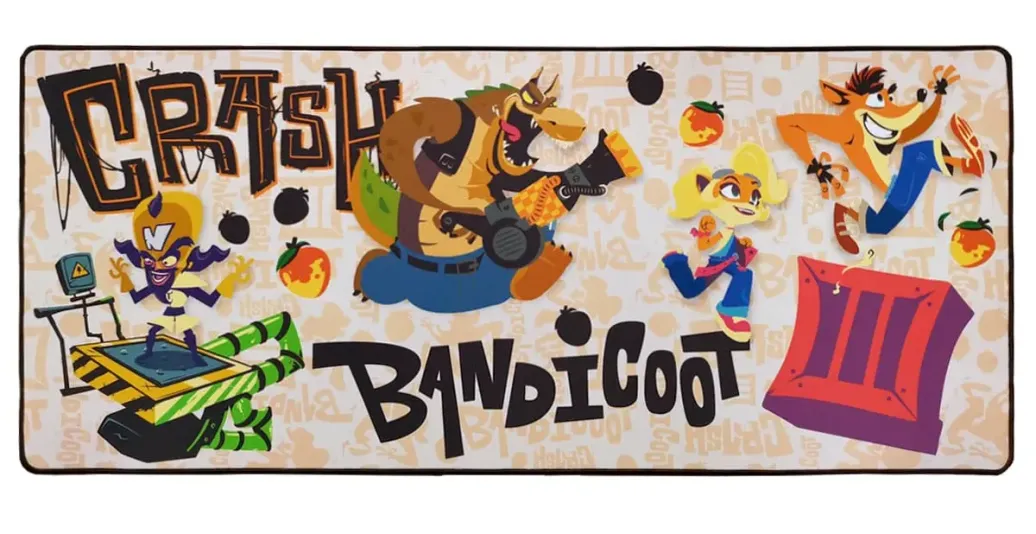 Crash Bandicoot XXL Mousepad Illustration