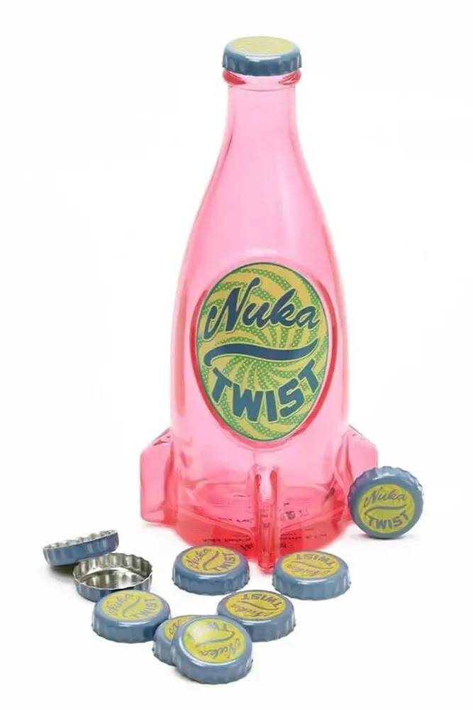 Fallout Bottle Series Replik Glass Bottle & Cap Nuka Twist