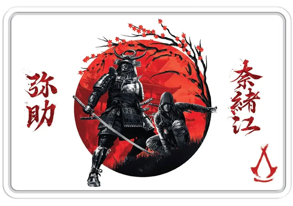 Assassin´s Creed Shadows Me­tall­schild Blossoms