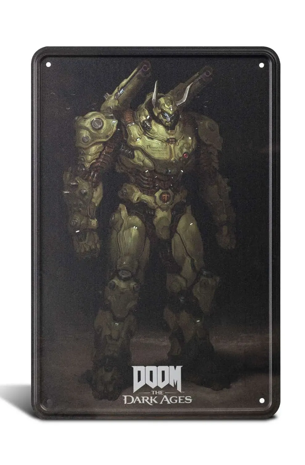 Doom The Dark Ages Me­tall­schild Atlan 20 x 30 cm