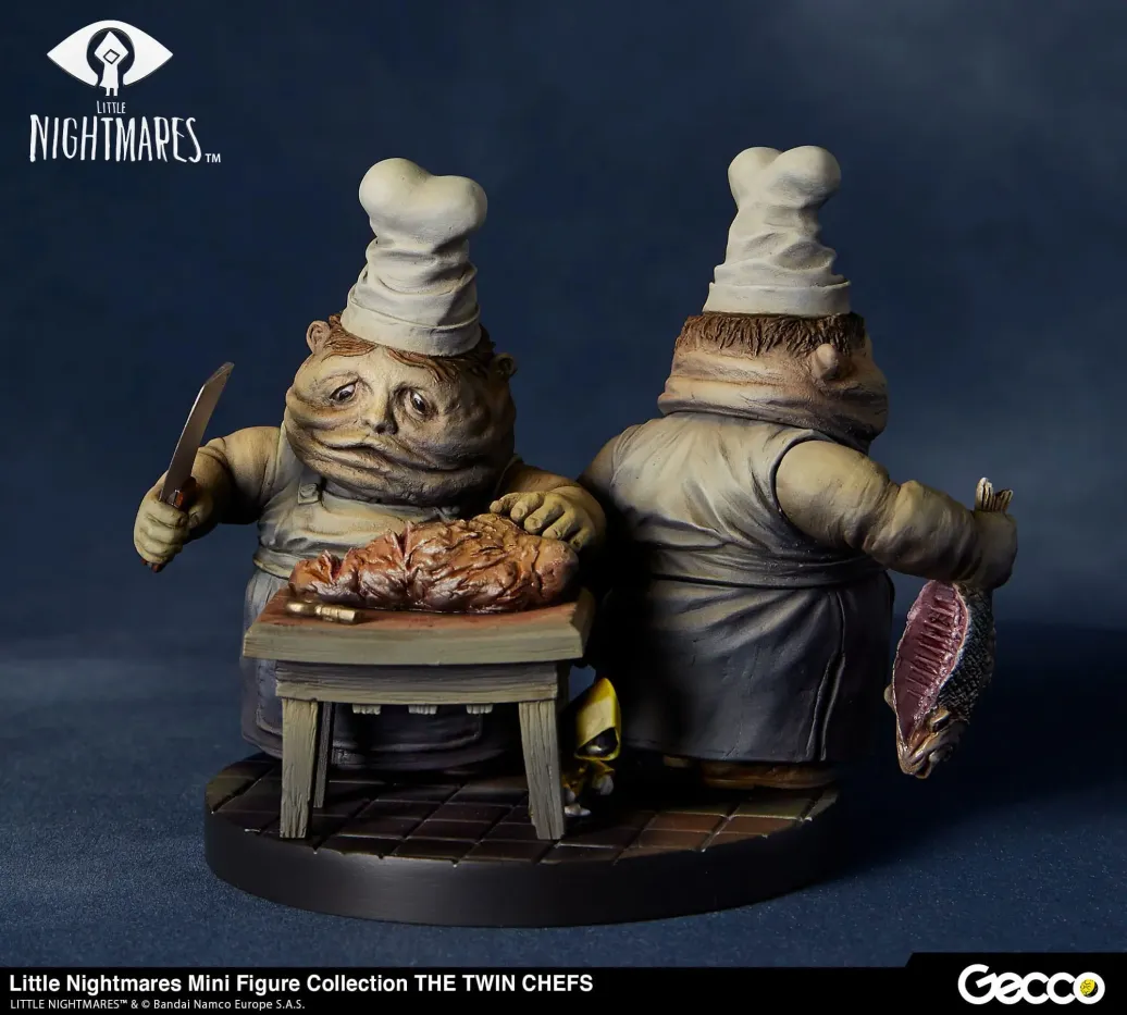 Little Nightmares Mini Figure Collection PVC Statue The Twin Chefs 7 cm