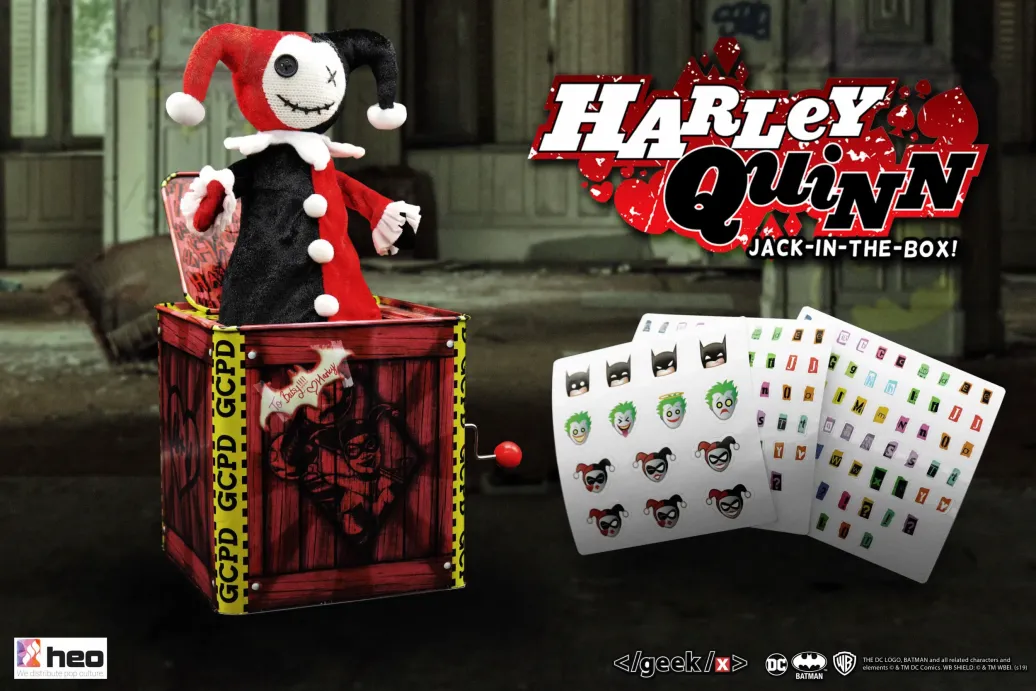 DC Comics Harley Quinn Springteufel Spieluhr 29 cm
