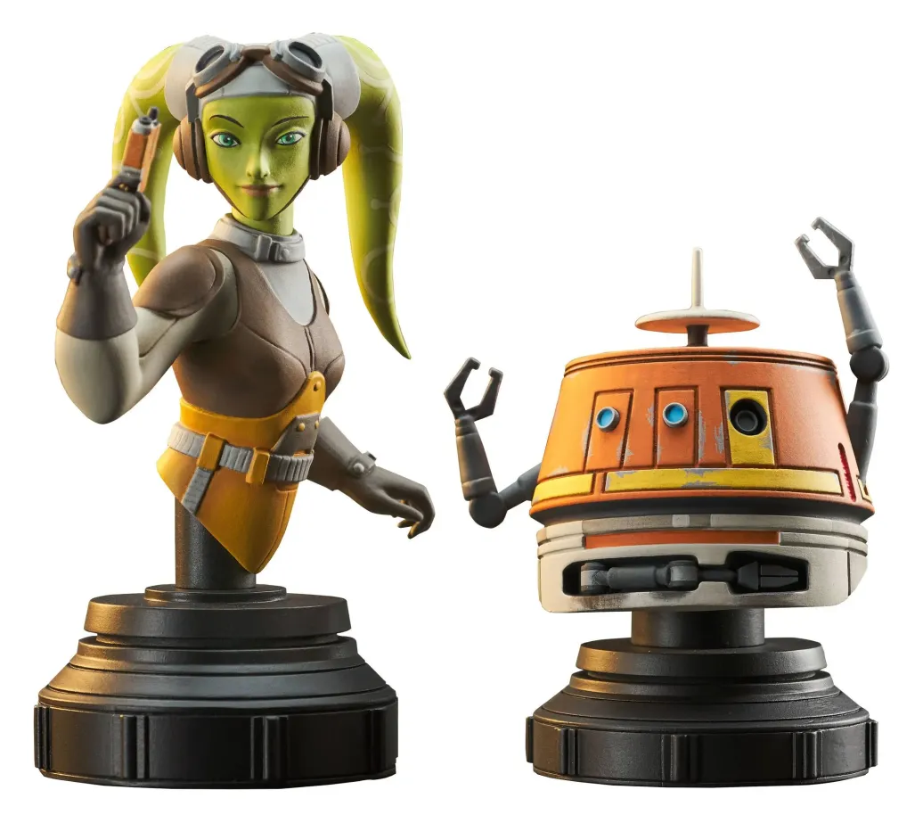 Star Wars Rebels Büsten 2er-Pack Hera & Chopper 15 cm