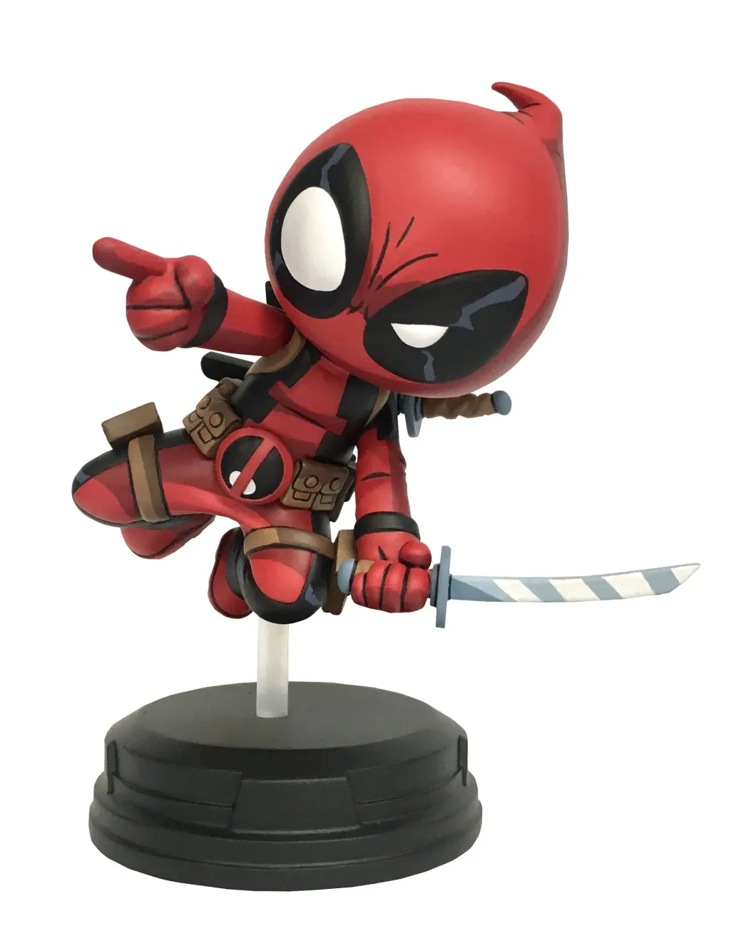 Marvel Animated Statue Deadpool (Jumping) 18 cm