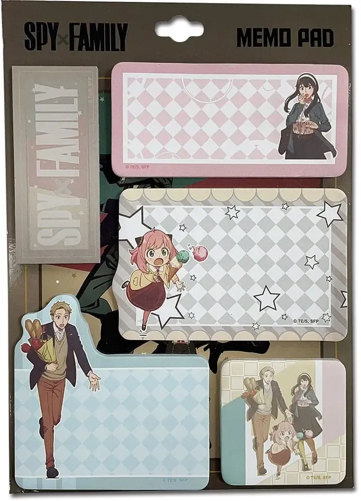 Spy x Family Notizzettel Set Forger Family