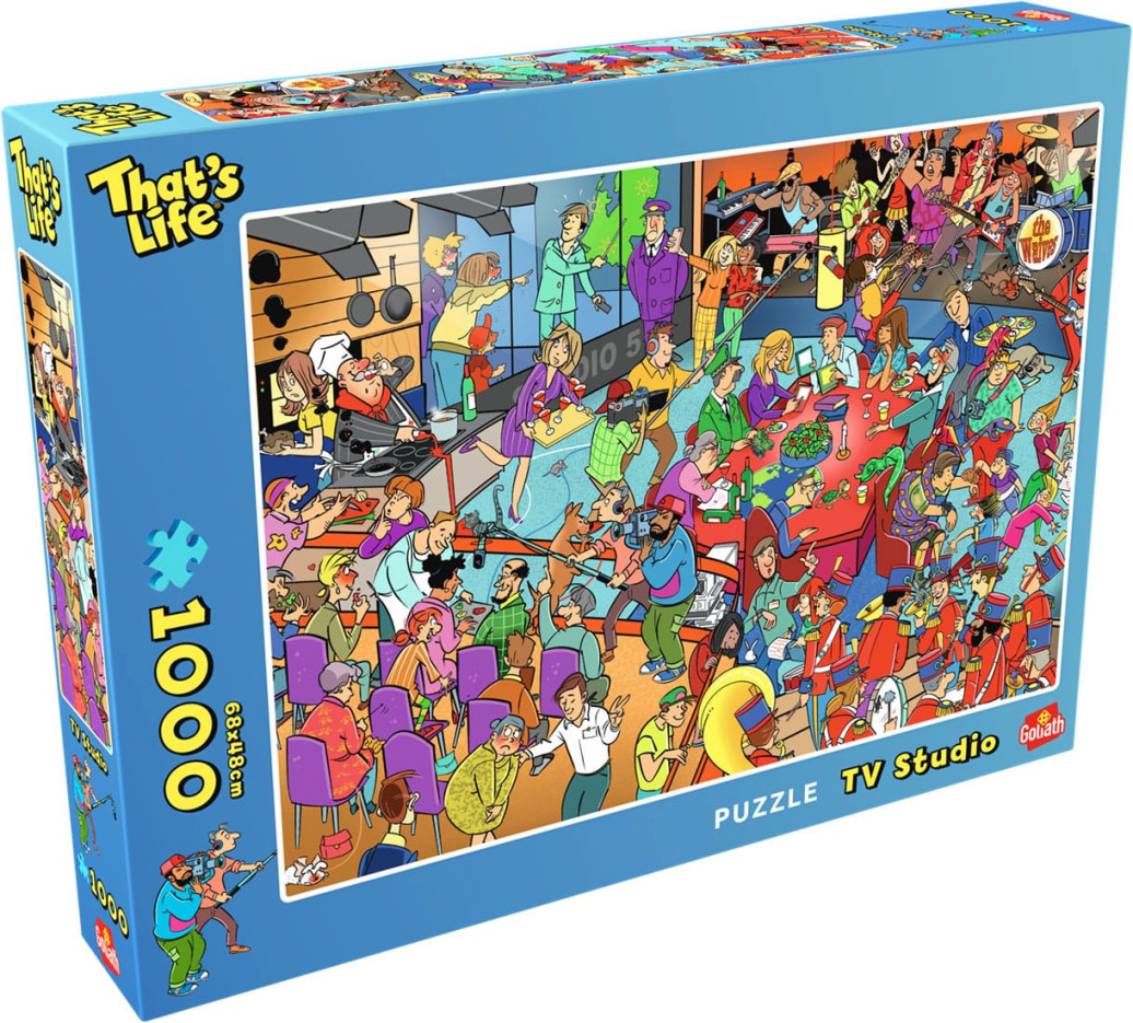 That´s Life Bix Box Puzzle TV Studio (1000 Teile)