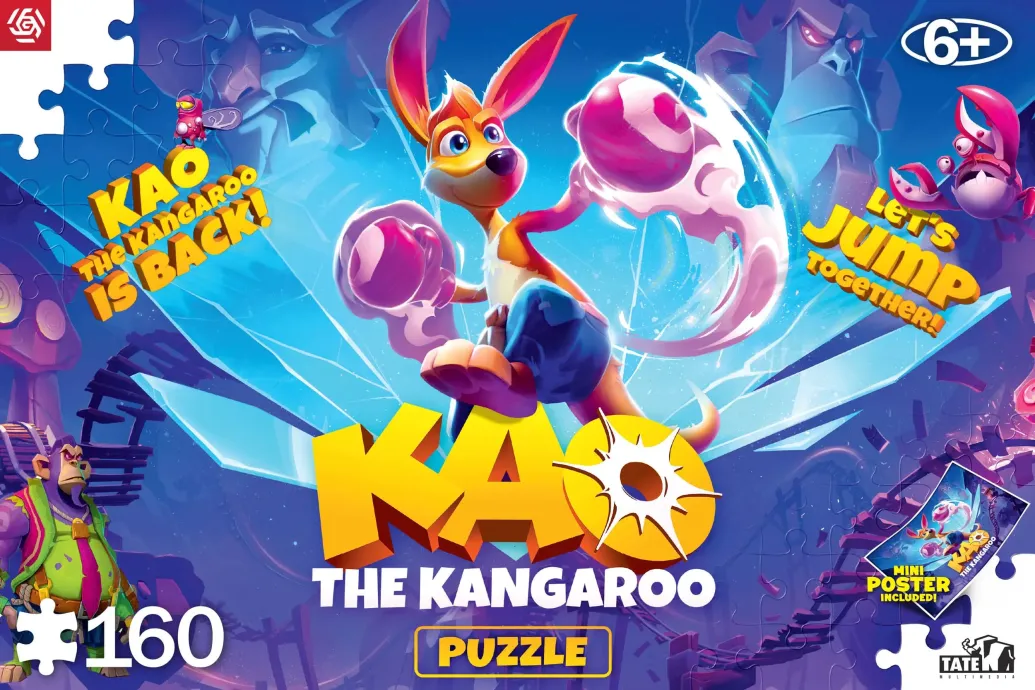 Kao The Kangaroo Kids Puzzle Kao is back (160 Teile)