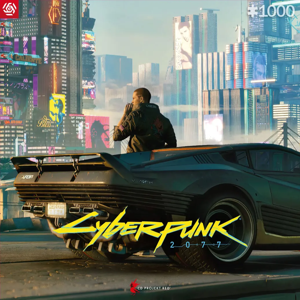 Cyberpunk 2077 Gaming Puzzle Mercenary on the Rise (1000 Teile)