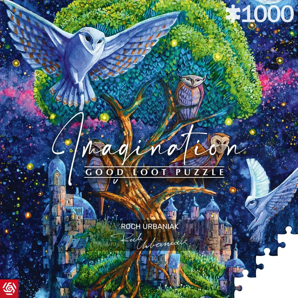 Roch Urbaniak Imagination Puzzle Owl Island / Wyspa Sów (1000 Teile)