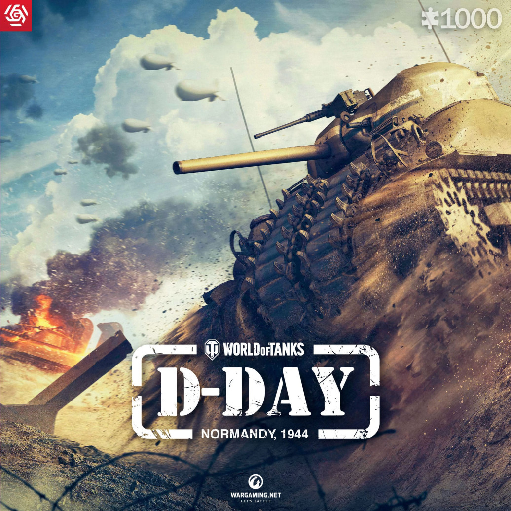World of Tanks Gaming Puzzle D-Day (1000 Teile)