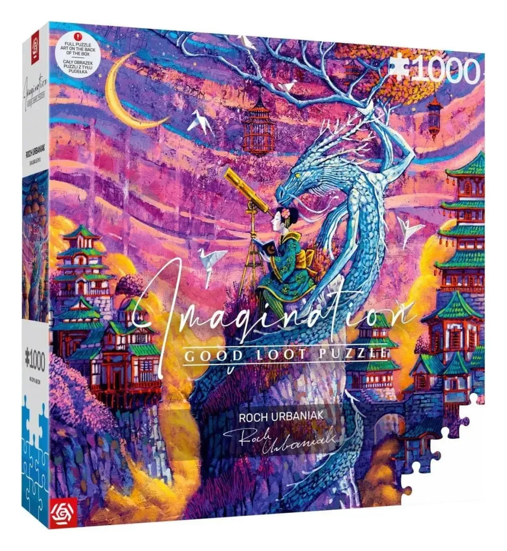 Imagination Series Puzzle Roch Urbaniak Sakura i Ryu (1000 Teile) 