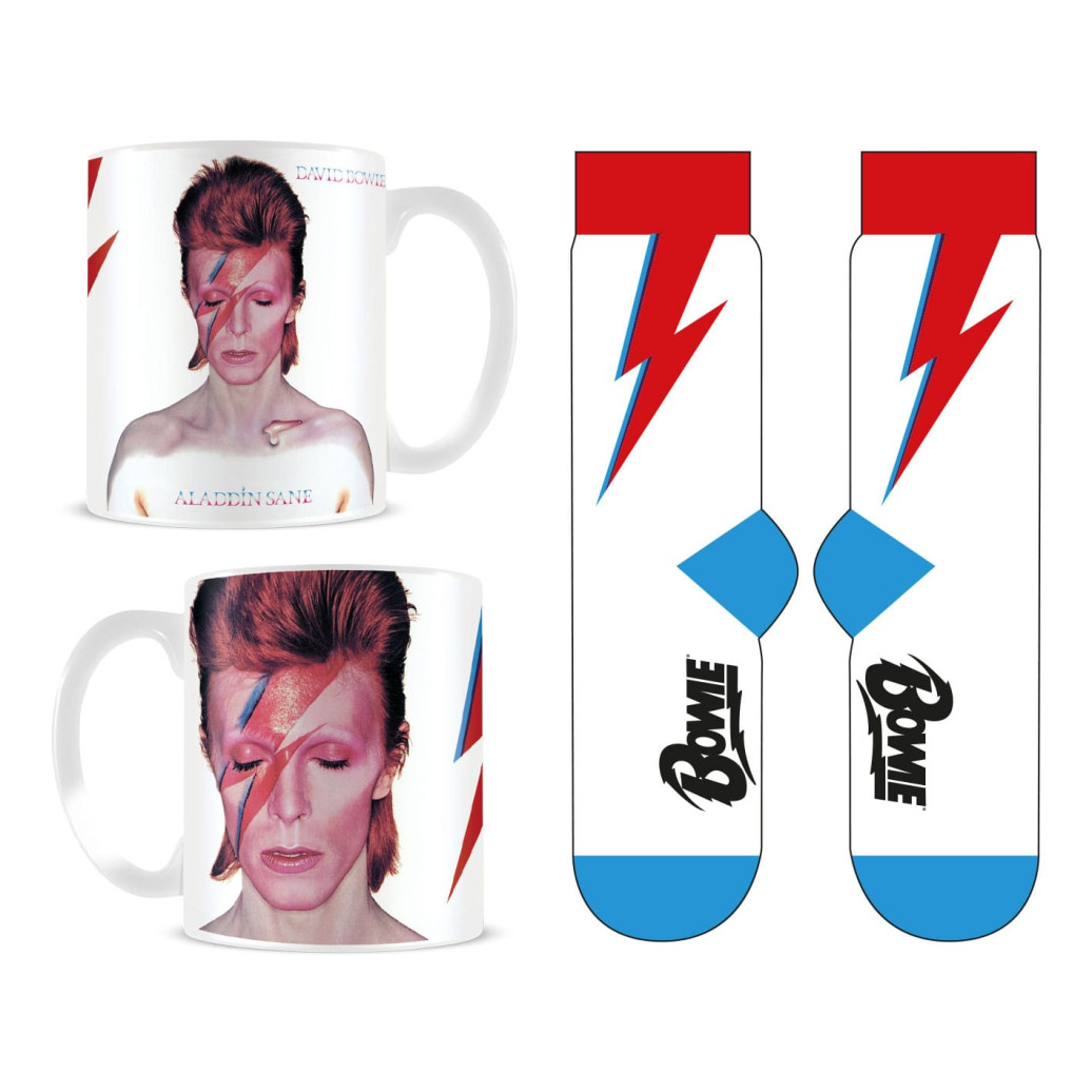 David Bowie Set Tasse und Socken