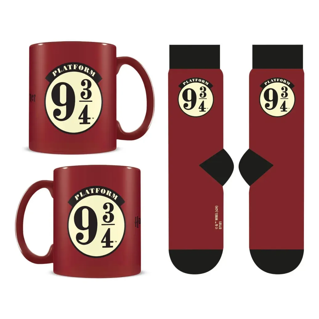 Harry Potter Set Tasse und Socken 9 3/4