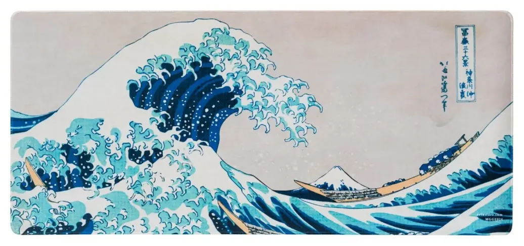 Hokusai Die große Welle vor KanagawaXL Mauspad 80 x 35 cm