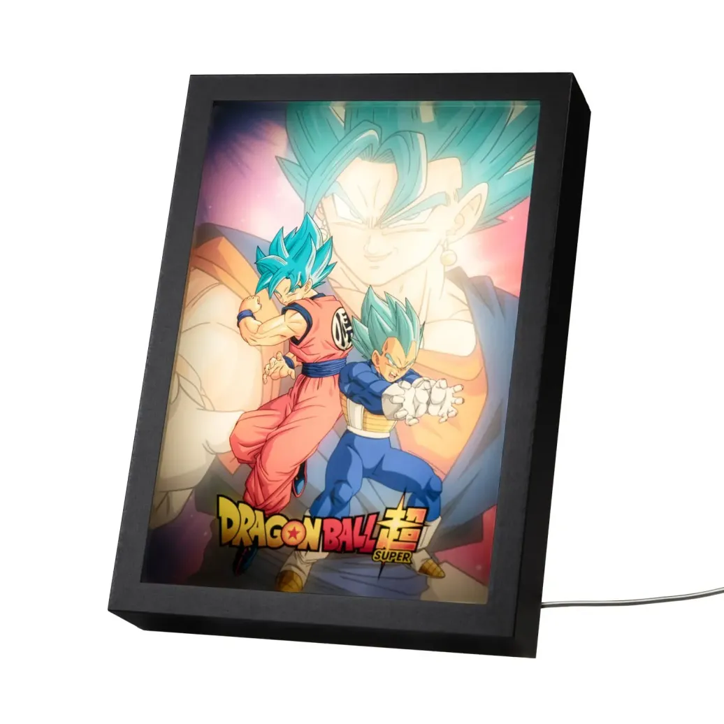 Dragon Ball Super LED-Druck mit Rahmen