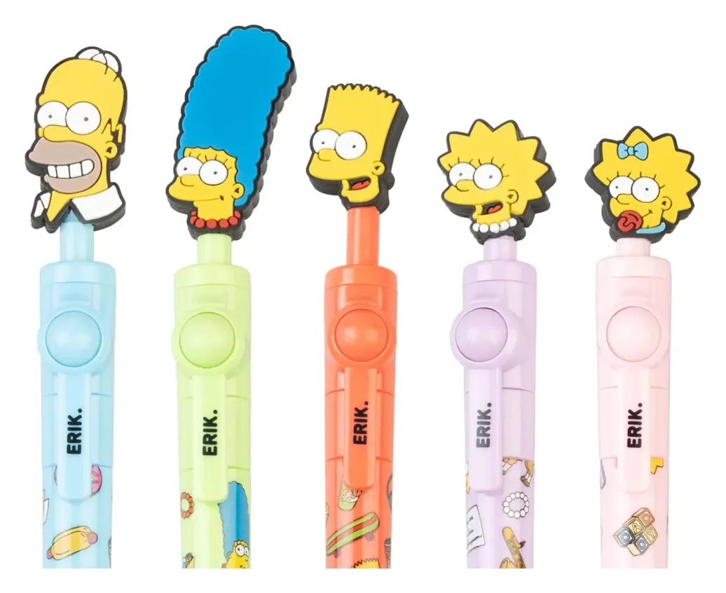 Die Simpsons Kugelschreiber mit drehbarer Deckkappe Display (25)