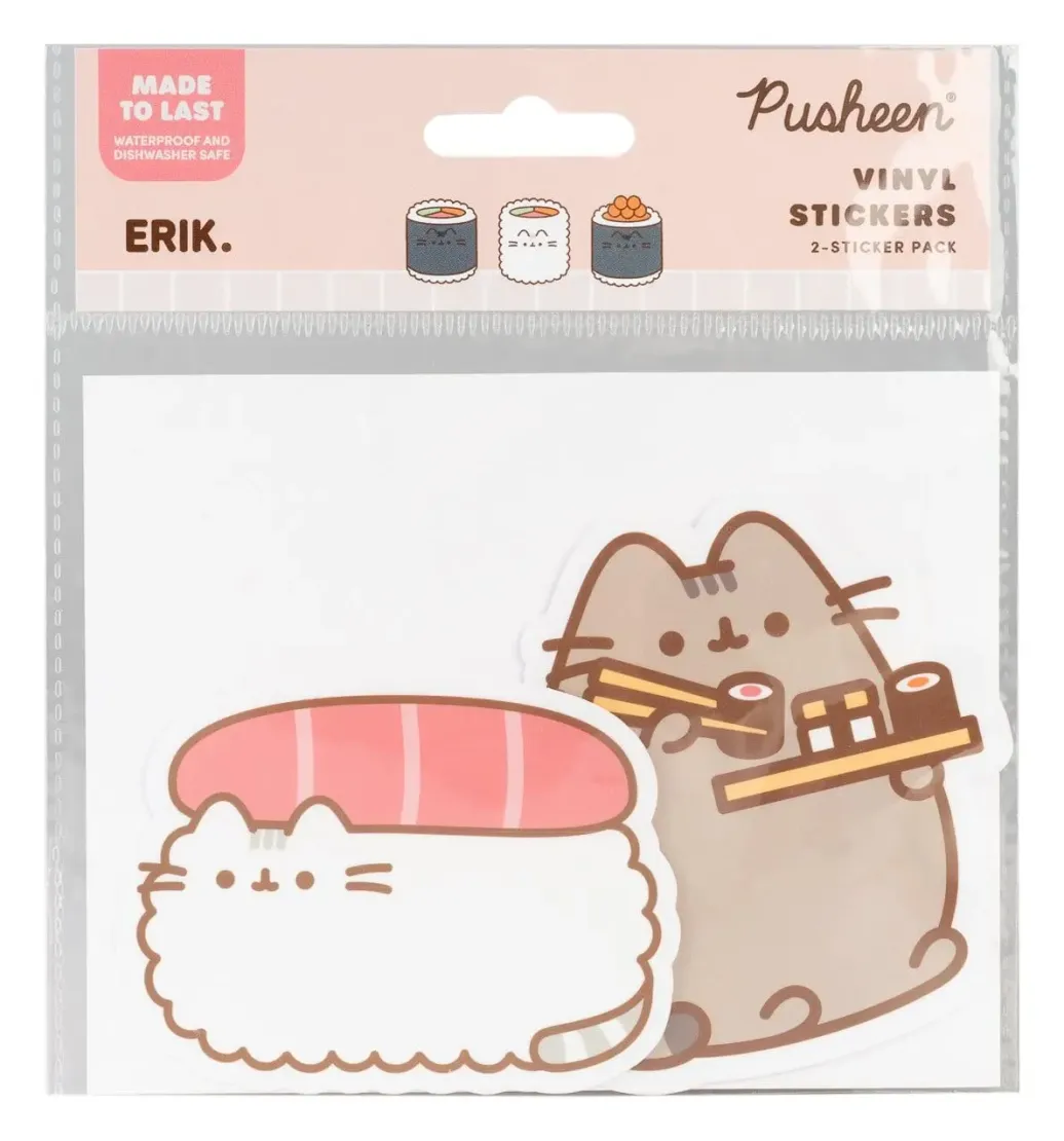 Pusheen Vinyl-Sticker Sushi Roll Vol. 1 2er Set