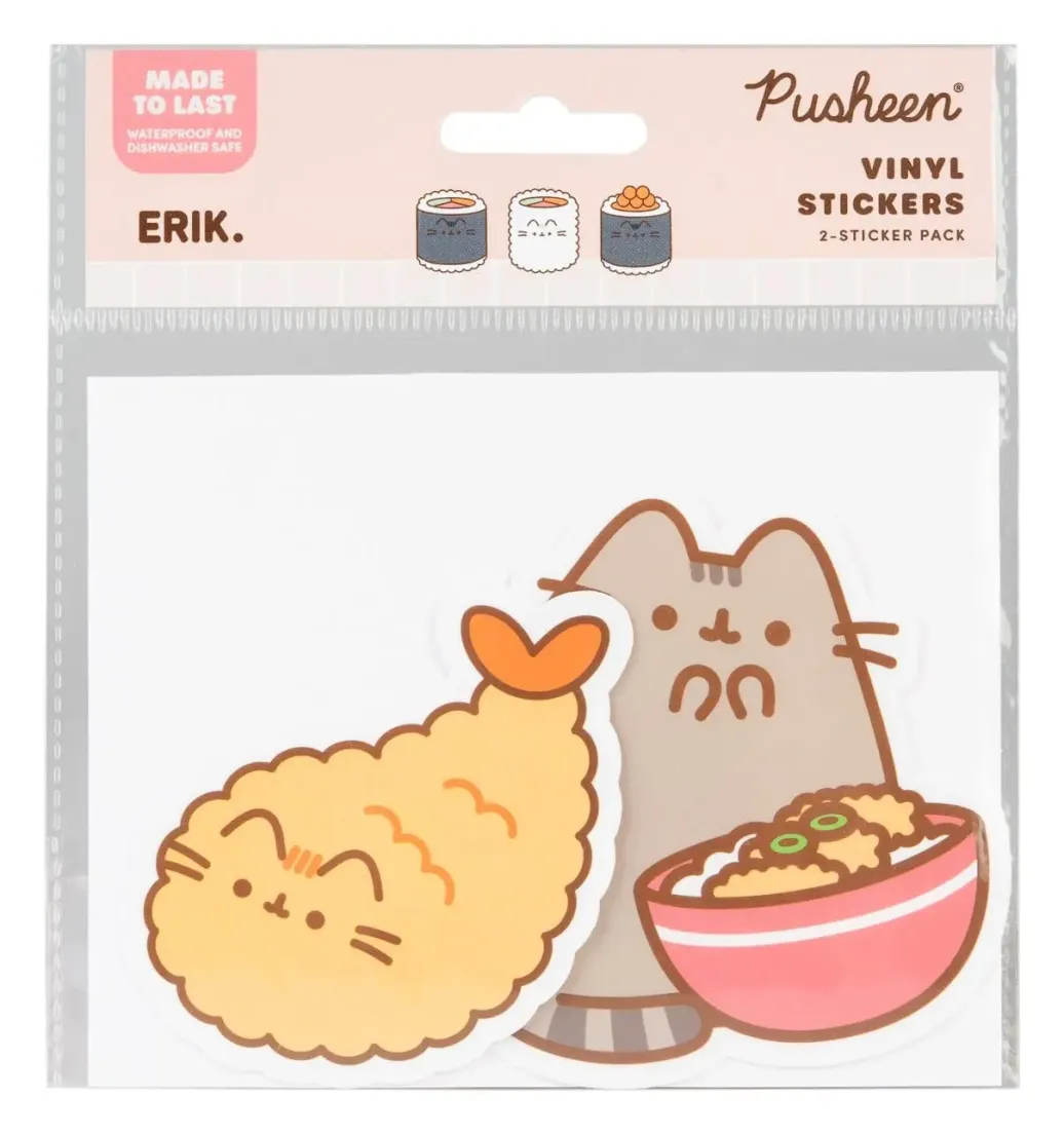 Pusheen Vinyl-Sticker Sushi Roll Vol. 2 2er Set