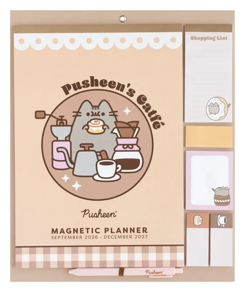 Pusheen magnetischer Planer 2026/27 30 x 35 cm