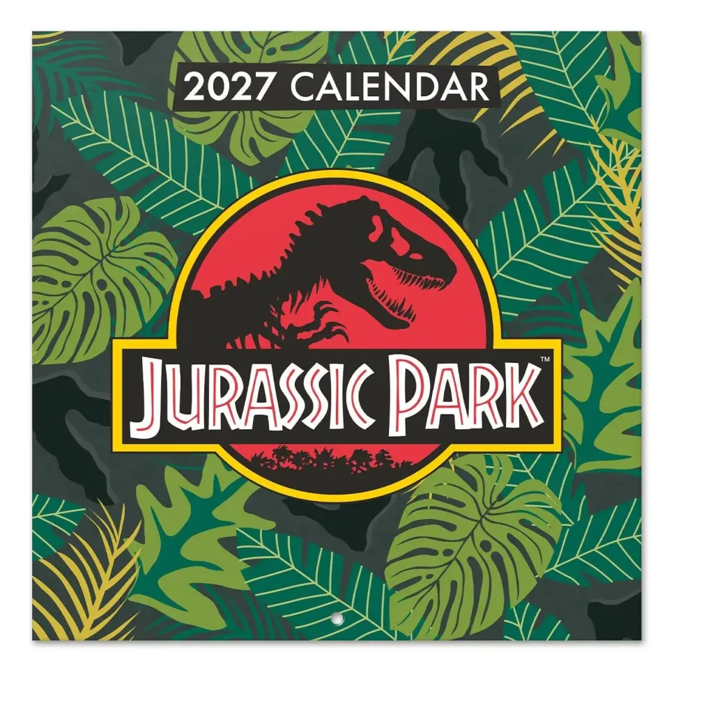 Jurassic Park Wandkalender 2027 30 x 30 cm