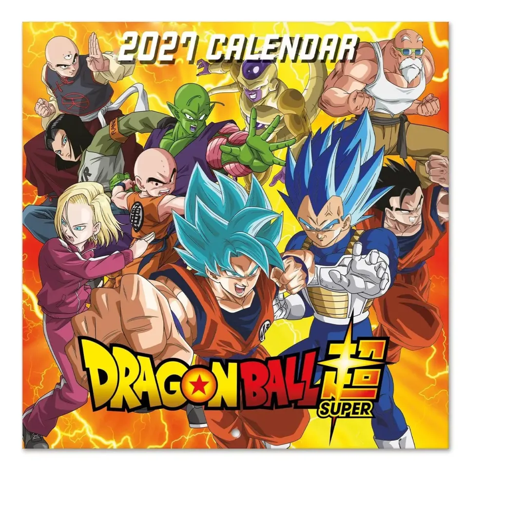 Dragon Ball Wandkalender 2027 30 x 30 cm