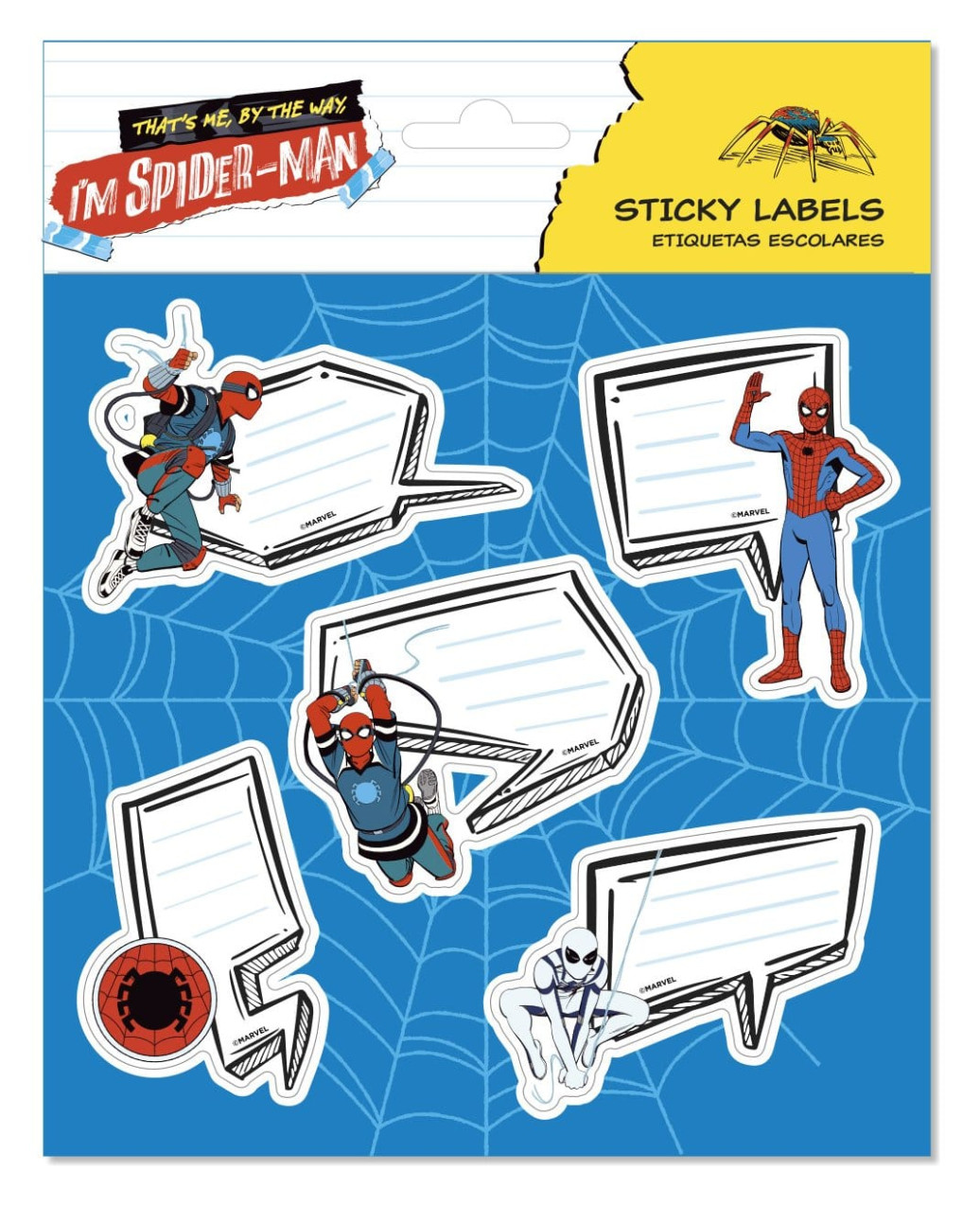 Spider-Man Premium Selbstklebende Etiketten