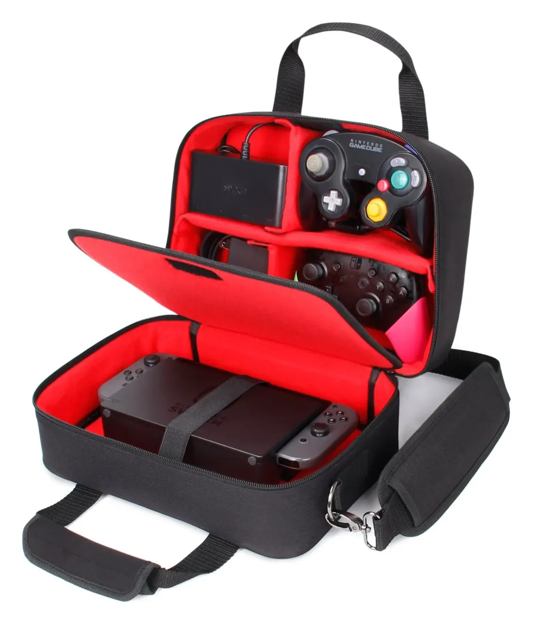 Enhance USA Gear S14 Console Gaming Nintendo Switch Tasche Rot