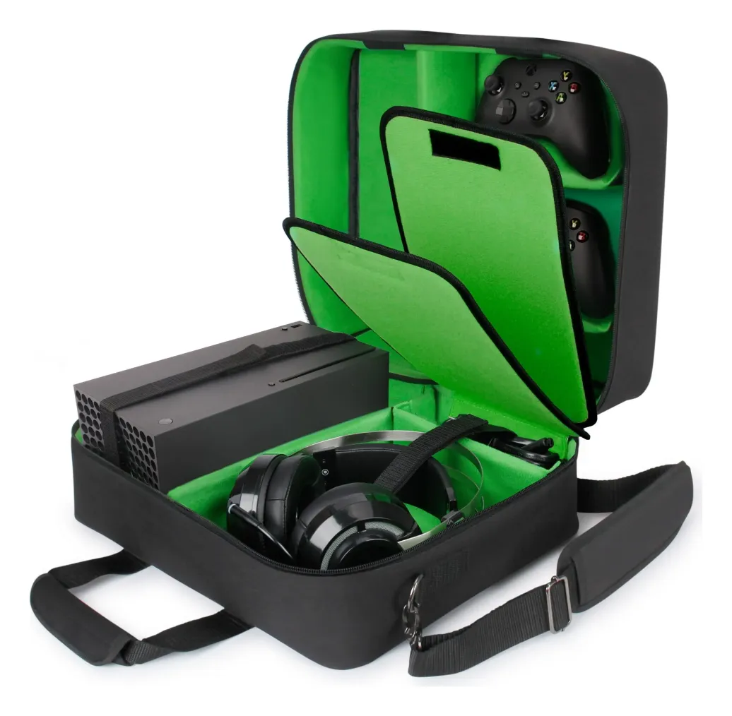 Enhance USA Gear S23 Console Gaming Xbox Tasche Grün