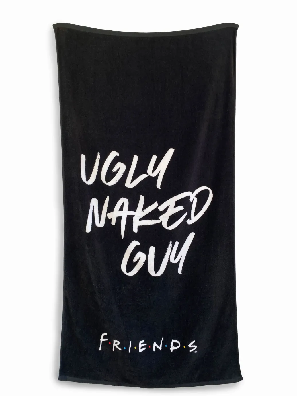 Friends Handtuch Ugly Naked Guy Black 150 x 75 cm