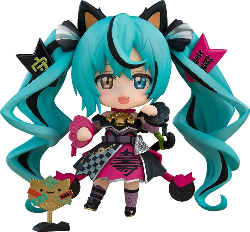 Character Vocal Series 01 Nendoroid Actionfigur Hatsune Miku: Black Maneki Miku Ver. 10 cm 