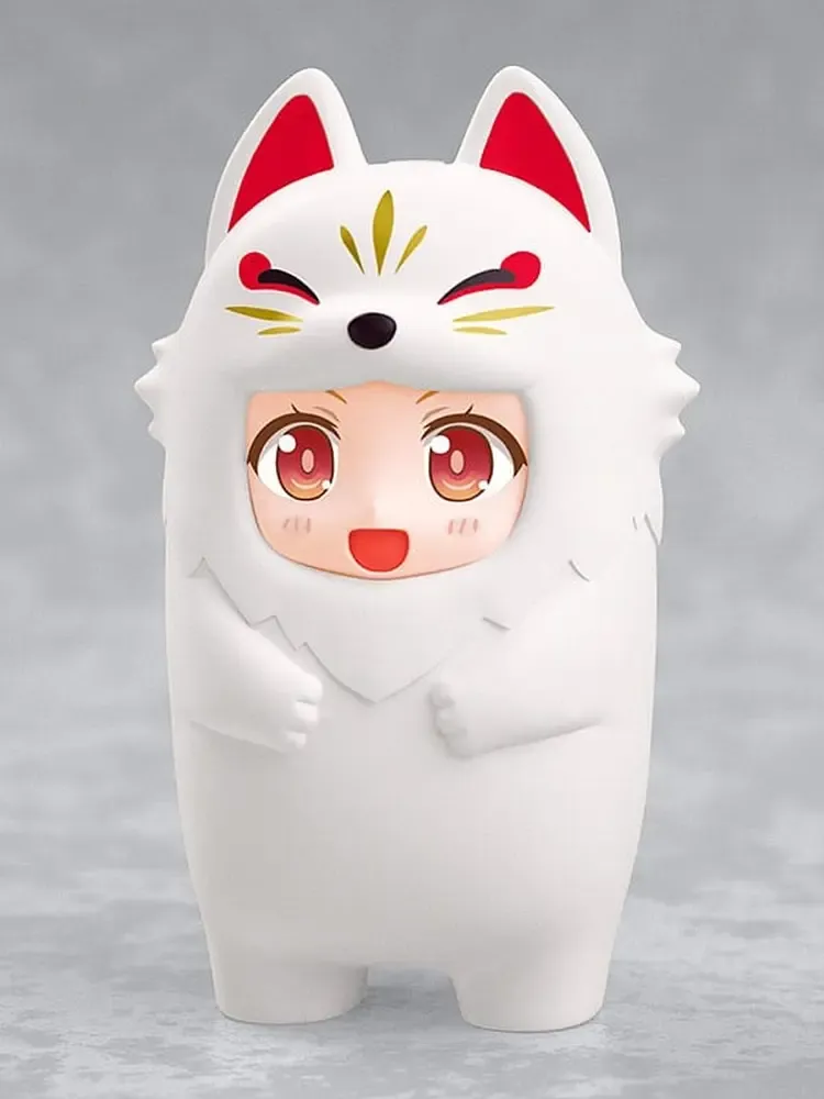 Nendoroid More Zubehör-Set für Nendoroid Actionfiguren Kigurumi Face Parts Case White Kitsune 10 cm