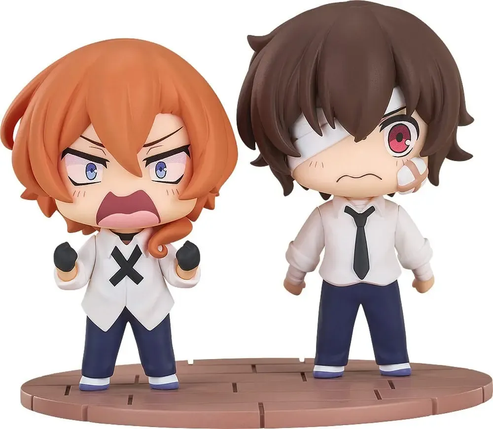 Bungo Stray Dogs Wan!Chibi Minifiguren Osamu Dazai & Chuya Nakahara: Fourteen-Year-Old Ver. 8 cm