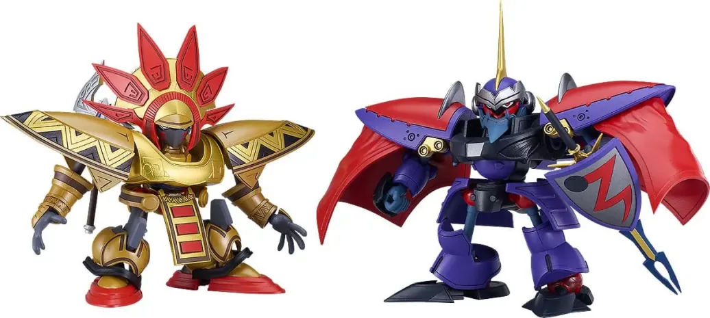 Hao Taikei Ryu Knight Moderoid Plastic Model Kit Series: 4 Shinebaram & Steru 10 cm
