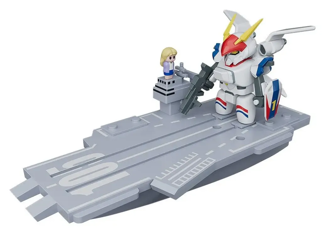 Metal Armor Dragonar Brickroid Actionfigur Dragonar-1 (Opening Ver.) & Carrier Set 5 cm