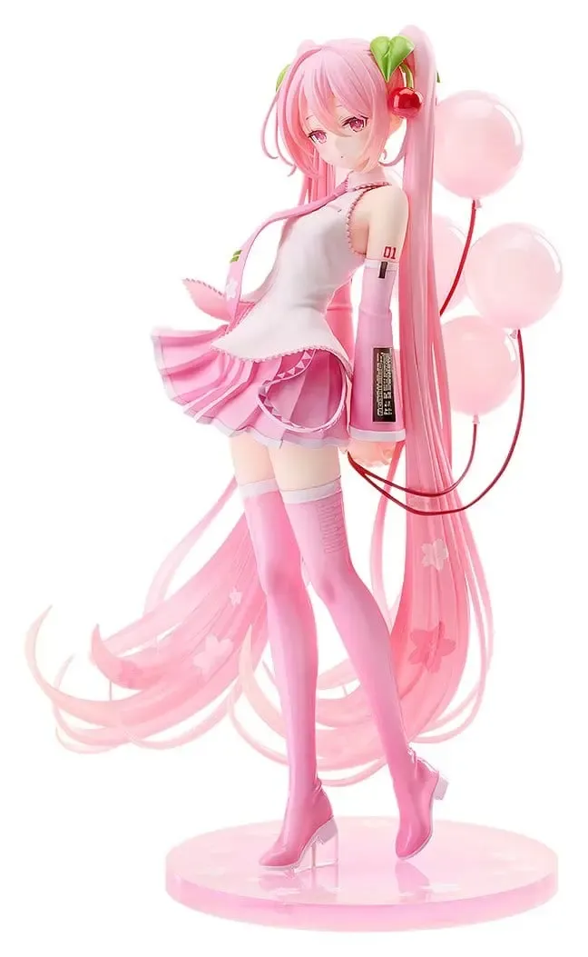 Character Vocal Series 01: Hatsune Miku G.S. Collection [SC] PVC Figur 1/7 Sakura Miku: GSC Illustration Contest Ver. 26 cm