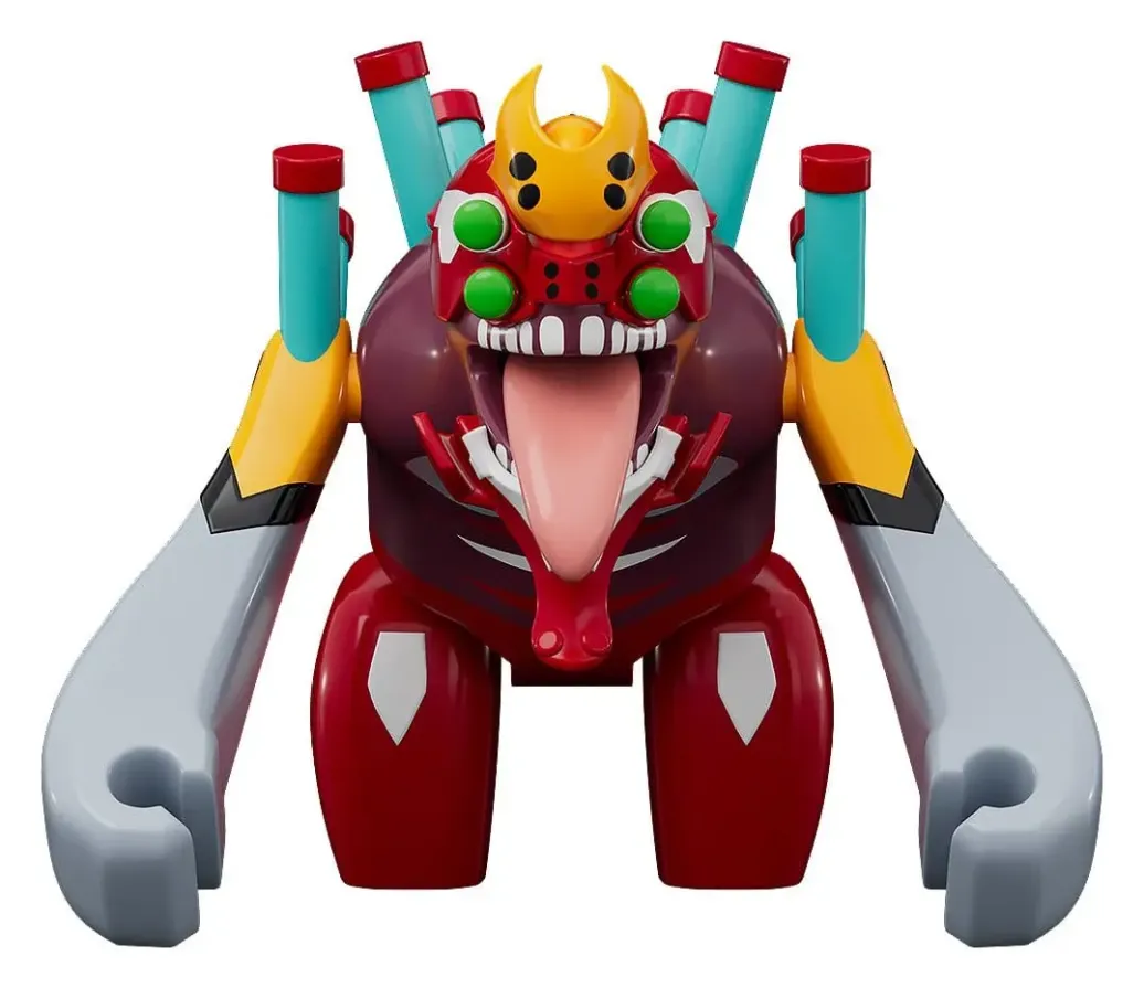 Rebuild of Evangelion Brickroid Minifigur Evangelion Unit 02 Beast Form 2nd Phase (Type 1) 4 cm