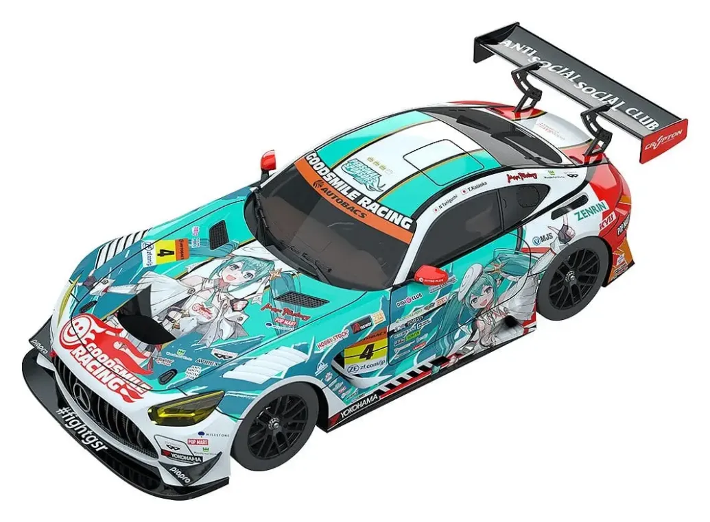 Hatsune Miku GT Project Fahrzeug 1/43 Good Smile Hatsune Miku AMG 2023 Season Opening Ver. 11 cm