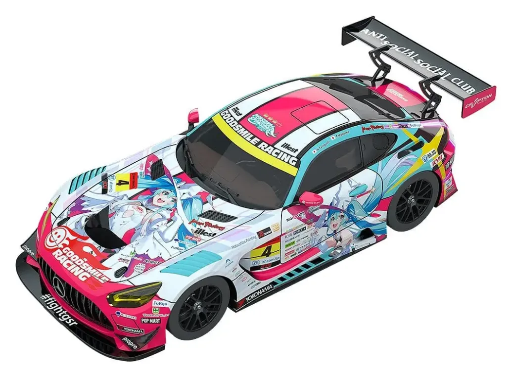 Hatsune Miku GT Project Fahrzeug 1/43 Good Smile Hatsune Miku AMG 2024 Season Opening Ver. 11 cm