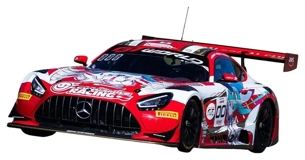 Hatsune Miku GT Project Fahrzeug 1/43 Hatsune Miku: AMG 2025 Spa 24H Ver. 11 cm