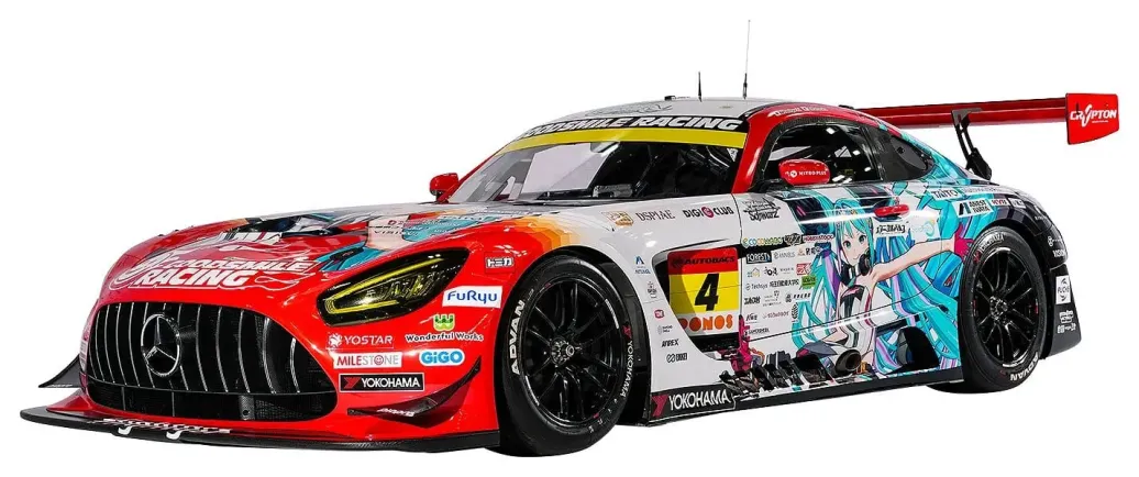 Hatsune Miku Good Smile Fahrzeug 1/43 AMG 2026 Season Opening Ver. 3 cm