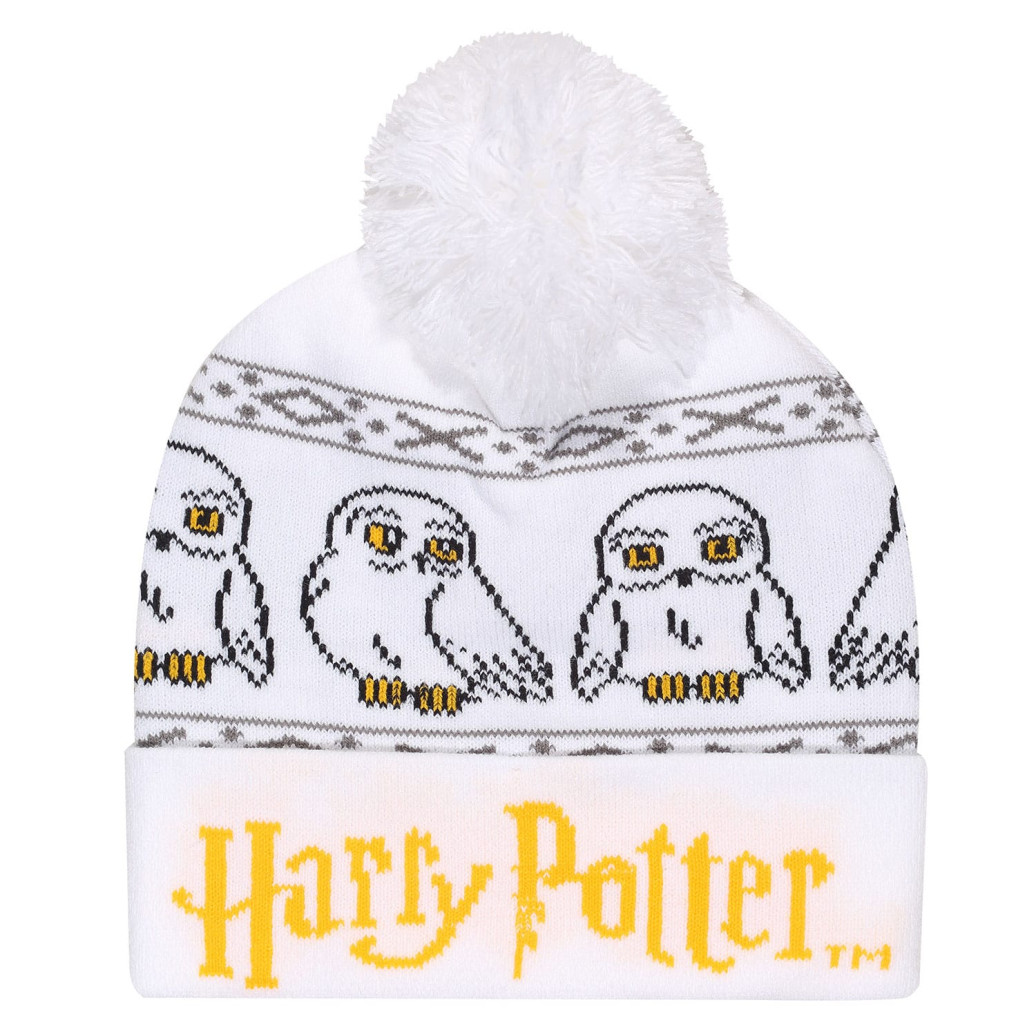 Harry Potter Pom-Pom Beanie Hedwig Snow