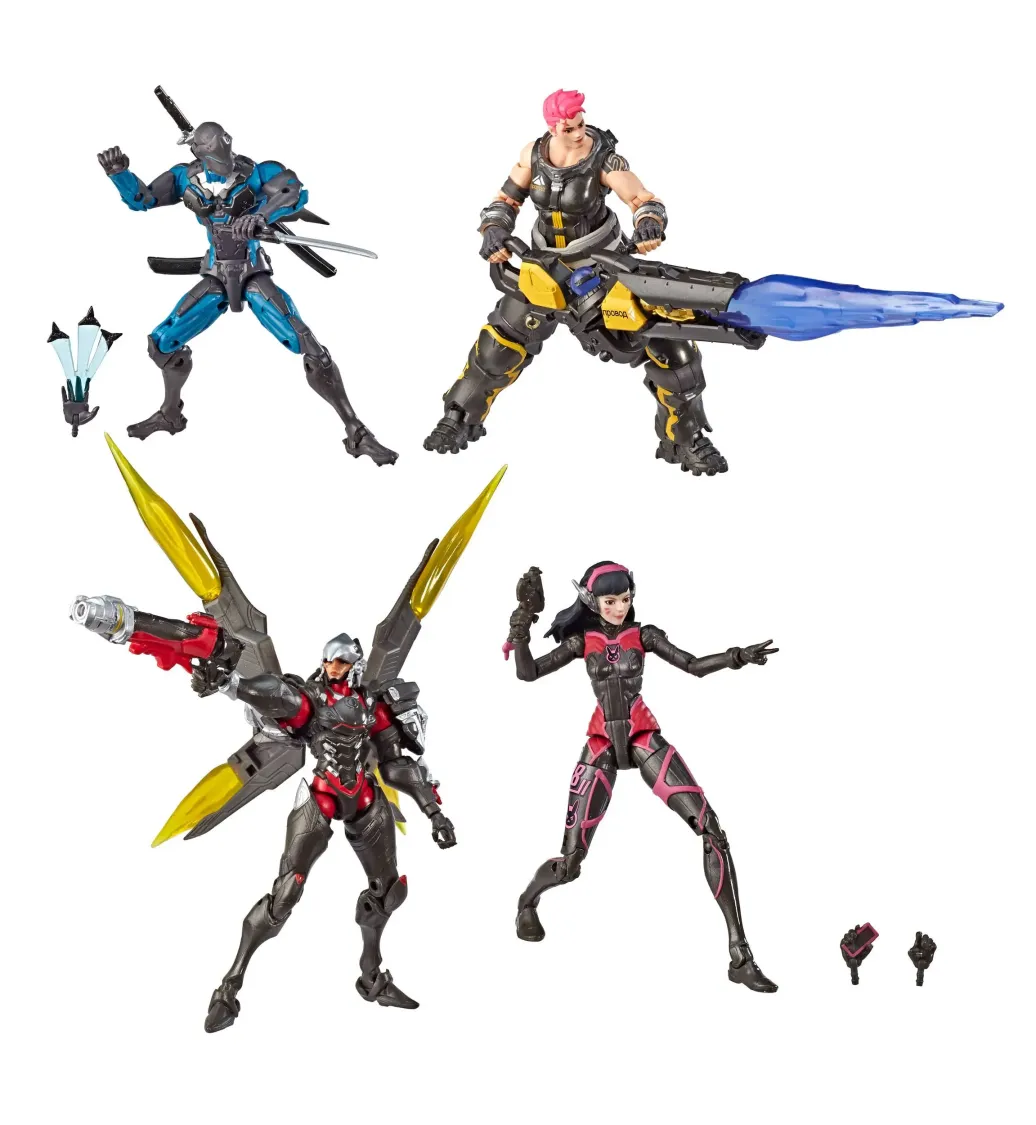 Overwatch Carbon Fiber Ultimates Actionfiguren 4er-Pack 15 cm