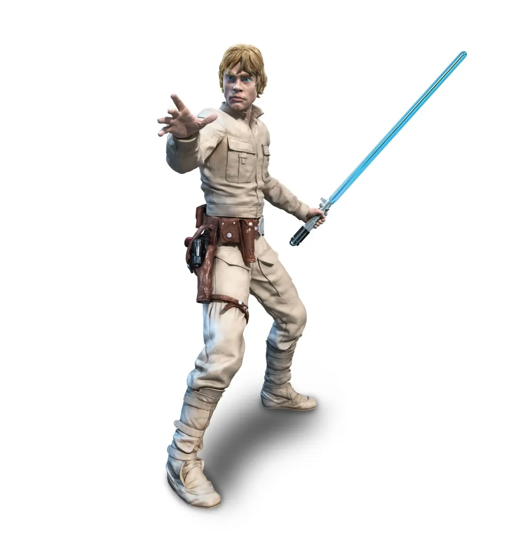 Star Wars V Luke Skywalker Black Series Hyperreal Actionfigur 20 cm